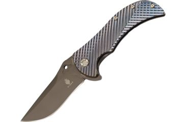 Image of Kizer Cutlery Zambi Framelock Folding Knife,3.75in,Blue,Titanium Handle KI4434A2