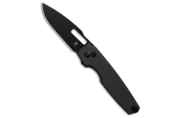 Image of Kizer Kizer Dogfish Button Lock Knife Black Aluminum 3.1" Black, Black, 154CM, adult, BHQ-192320