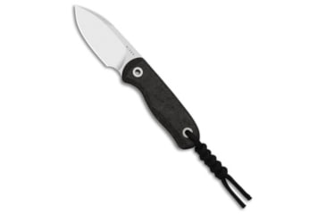 Image of Kizer Kizer Drop Bear Drop Point Fixed Blade Knife Carbon Fiber 2.6" Satin 1094A3, Black, Bohler M390, adult, BHQ-223360