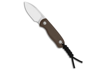 Image of Kizer Kizer Drop Bear Drop Point Fixed Blade Knife Ultrex Micarta 2.6" Satin 1094A2, Brown, 14C28N, adult, BHQ-223359