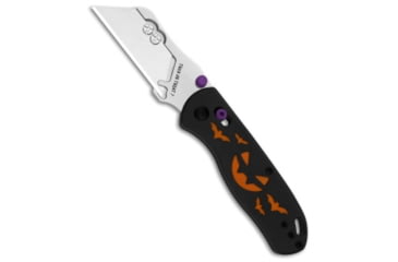 Image of Kizer Cutlery Drop Bear Utility Folding Knife, 2.74in, Stainless Steel, Blade, G-10, Black/Orange Handle, Black/Orange/Silver, 6.70 inch, BHQ-220283