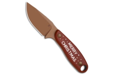Image of Kizer Kizer Hare Fixed Blade Knife Santas Sleigh Ride G-10 3.1" Sunset Metal PVD, Red, D2, adult, BHQ-224714