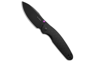 Image of Kizer Kizer Meteora Liner Lock Knife Black Aluminum 3.2" Black PVD V3730A2, Black, Nitro-V, adult, BHQ-218464