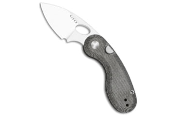 Image of Kizer Kizer Microbe Button Liner Lock Knife Norplex UltreX Black Micarta 2.2" Satin, Black, 14C28N, adult, BHQ-225892