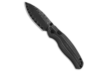 Image of Kizer Kizer Phoca BD Button Liner Lock Knife Norplex UltreX Micarta 3" Damascus, Black, Damascus, adult, BHQ-227982
