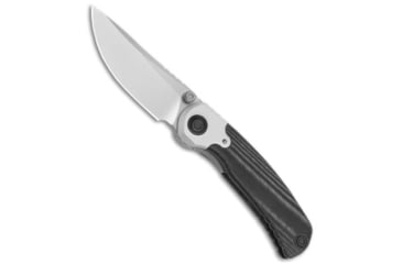 Image of Kizer Kizer Pioneer Liner Lock Knife Aluminum/Black Micarta 3.2" Satin ZX-FK03A6, Black/Gray, Nitro-V, adult, BHQ-216214