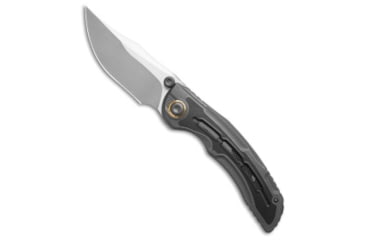 Image of Kizer Kizer Silver Wing Frame Lock Knife Titanium + DLC Ti 3.3" BB M390 ZX-FK01A1, Black/Gray, Bohler M390, adult, BHQ-212051