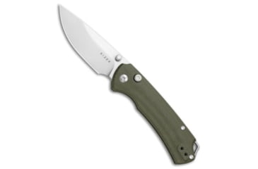 Image of Kizer Kizer T1 BD Button Lock Knife Green Micarta 3.2" Satin V3490.2BA1, Green, Nitro-V, adult, BHQ-223347