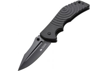 Image of Kizlyar Bloke Z Folding Knife,3.875in,D2 Steel Standard Edge Wide Blade,Textured Black G-10 Handle KK0159
