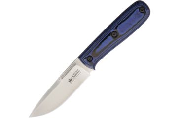 Image of Kizlyar Colada Fixed Blade Blue Fixed Blade Knife, 4in, S35VN Steel, Standard Edge, Satin, Micarta Handle KK0114