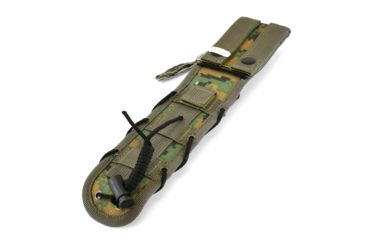 Image of Kizlyar Delta Tactical Echelon Fixed Blade Knife,6in,Satin D2 Steel Broad Tip Blade,Black Kraton Handle KK0209