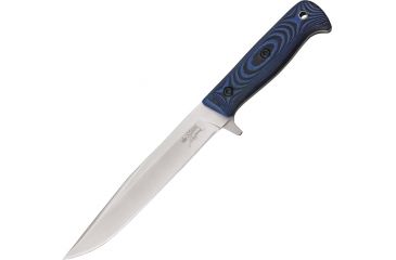 Image of Kizlyar Intruder Fixed Blade, Black and Blue, Knife KK0084