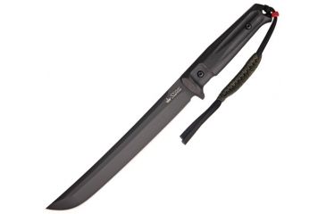 Image of Kizlyar Sensei D-2, black TiNi finish D2 tool steel blade, Knife KK0239