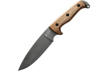 Image of Kizlyar Shark Fixed Blade PGK Walnut Knife, 6.5 stonewash finish PGK steel blade, Walnut handle, KK0101