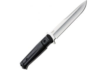 Image of Kizlyar Trident Tactical Fixed Blade Knife,6in,Satin D2 Steel Blade,Black Kraton Handle KK0216