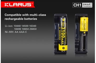 Image of Klarus CH1 USB Smart Charger and Powerbank,Black KLARUS-CH1