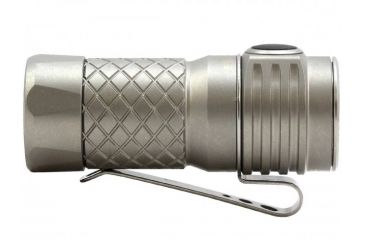 Image of Klarus Every Day Carry LED Flashlight, 600 Lumens, w/1 x RCR123A or 1 x CR123A DIM, Silver KLARUS-MI1C-TI