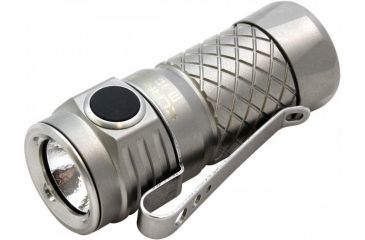 Image of Klarus Every Day Carry LED Flashlight, 600 Lumens, w/1 x RCR123A or 1 x CR123A DIM, Silver KLARUS-MI1C-TI