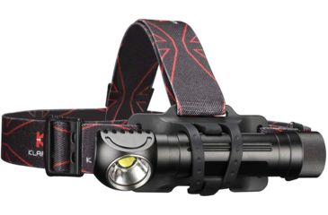Image of Klarus HA2C 1 x 18650/ 2 x CR123A/ 16340 CREE XHP70.2 LED Rechargeable Headlamp, 3200 Lumens, Black, HA2C