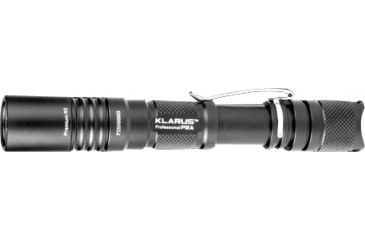 Image of Klarus P2A LED Flashlight with CREE XP-G R5 LED 245 Lumens - Black Finish - Uses 2 x AA Batteries KLARUS-P2A