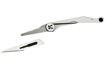 Image of Klarus S1 Ti-Scal Titanium Folding Knife, Medical-Grade Titanium, Nano Slim-X Change Blade, Silver, S1-TI-SCAL