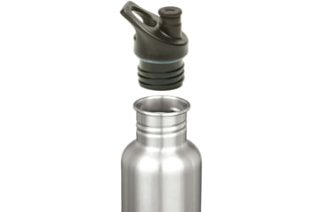 Image of Klean Kanteen Classic w/ Sport Cap, 18oz, Brushed Stainless, 1008431