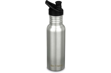 Image of Klean Kanteen Classic w/ Sport Cap, 18oz, Brushed Stainless, 1008431