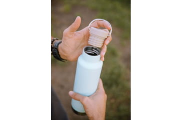 Image of Klean Kanteen Insulated Classic w/Loop Cap, 20oz, Blue Tint, 1008460
