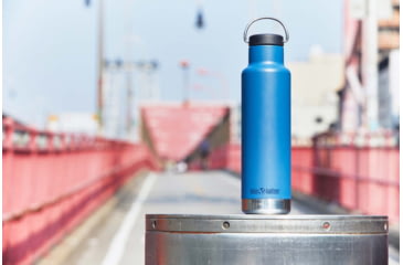 Image of Klean Kanteen Insulated Classic w/Loop Cap, 20oz, Real Teal, 1008459