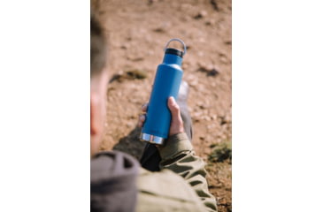 Image of Klean Kanteen Insulated Classic w/Loop Cap, 20oz, Real Teal, 1008459