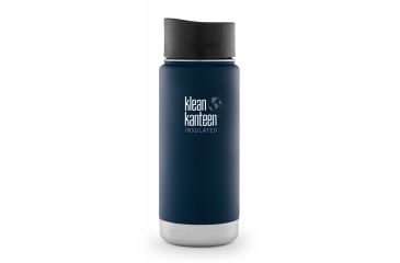 Image of Klean Kanteen Stainless Steel Wide Insulated Kanteen w/ Loop Cap-Deep Sea-16 oz