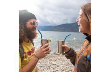 Image of Klean Kanteen Straw, 8mm - 4 Pack, Multi-Color/Brushed Stainless, Short, 1009508