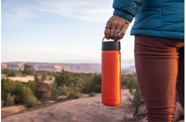 Image of Klean Kanteen Wide w/Wide Loop Cap, 27oz, Tiger Lily, 1009493