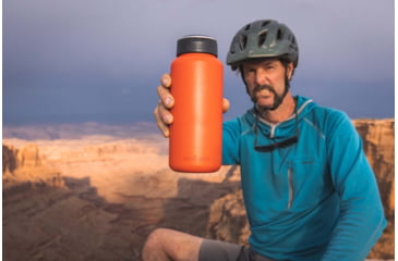 Image of Klean Kanteen Wide w/Wide Loop Cap, 40oz, Tiger Lily, 1009499