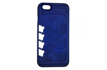 Image of Klecker Daily Carry Stowaway Tool Carrier Phone Case iPhone 7 and 8 Mechanical, Blue STW-104-BLU