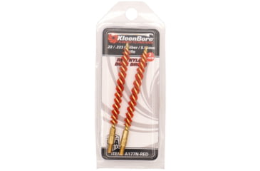 Image of KleenBore Nylon Bristle Rifle Bore Brush - 2 Pack, .223/556, Red, A177N-RED