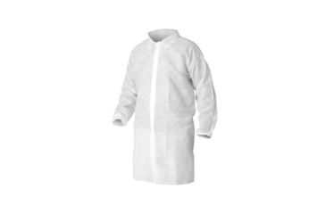 Image of Kleenguard A10 Light Duty Lab Coat, White, XXL 40105