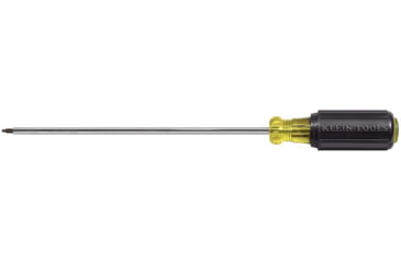 Image of Klein Tools #1 Square Recess Screwdriver, 8In Shank, Black/Yellow, 665
