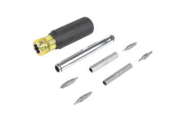 Image of Klein Tools 11in1 Magnetic Screwdriver/Nut Driver, Yellow/Black, 32500MAG