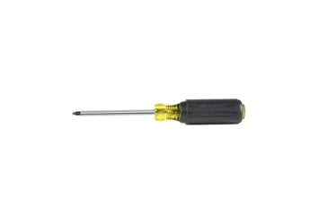 Image of Klein Tools #2 Square Screwdriver, 4In Round Shank, Orange/Black, 662