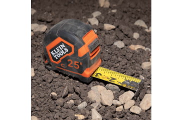 Image of Klein Tools 7.5 Meter Tape Measure, Magnetic Double-Hook, Orange/Black, 9375