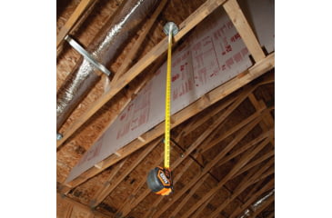 Image of Klein Tools 7.5 Meter Tape Measure, Magnetic Double-Hook, Orange/Black, 9375