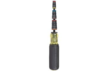 Image of Klein Tools 7in1 Impact Rated Flip Socket Set w/Handle, Black/Yellow, 32910