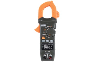 Image of Klein Tools AC/ DC Digital Clamp Meter, Auto-Ranging 400 AmP, Orange/Black, CL390