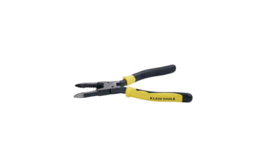 Image of Klein Tools All-Purpose Needle Nose Pliers, Spring Loaded, Cuts, Strips, 8.5In, Yellow/Black, J206-8C