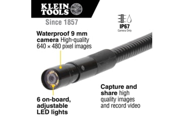 Image of Klein Tools Borescope for Android Devices, Orange/Black, ET16