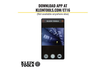 Image of Klein Tools Borescope for Android Devices, Orange/Black, ET16