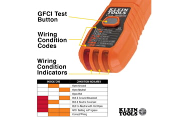 Image of Klein Tools Circuit Breaker Finder w/GFCI Outlet Tester Digital, ET310