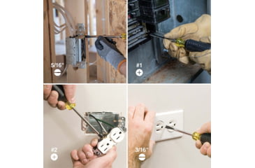 Image of Klein Tools Cushion-Grip Screwdriver Set 7-Piece, 85076