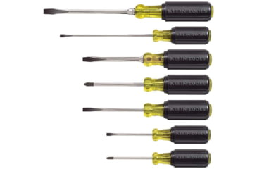 Image of Klein Tools Cushion-Grip Screwdriver Set 7-Piece, 85076